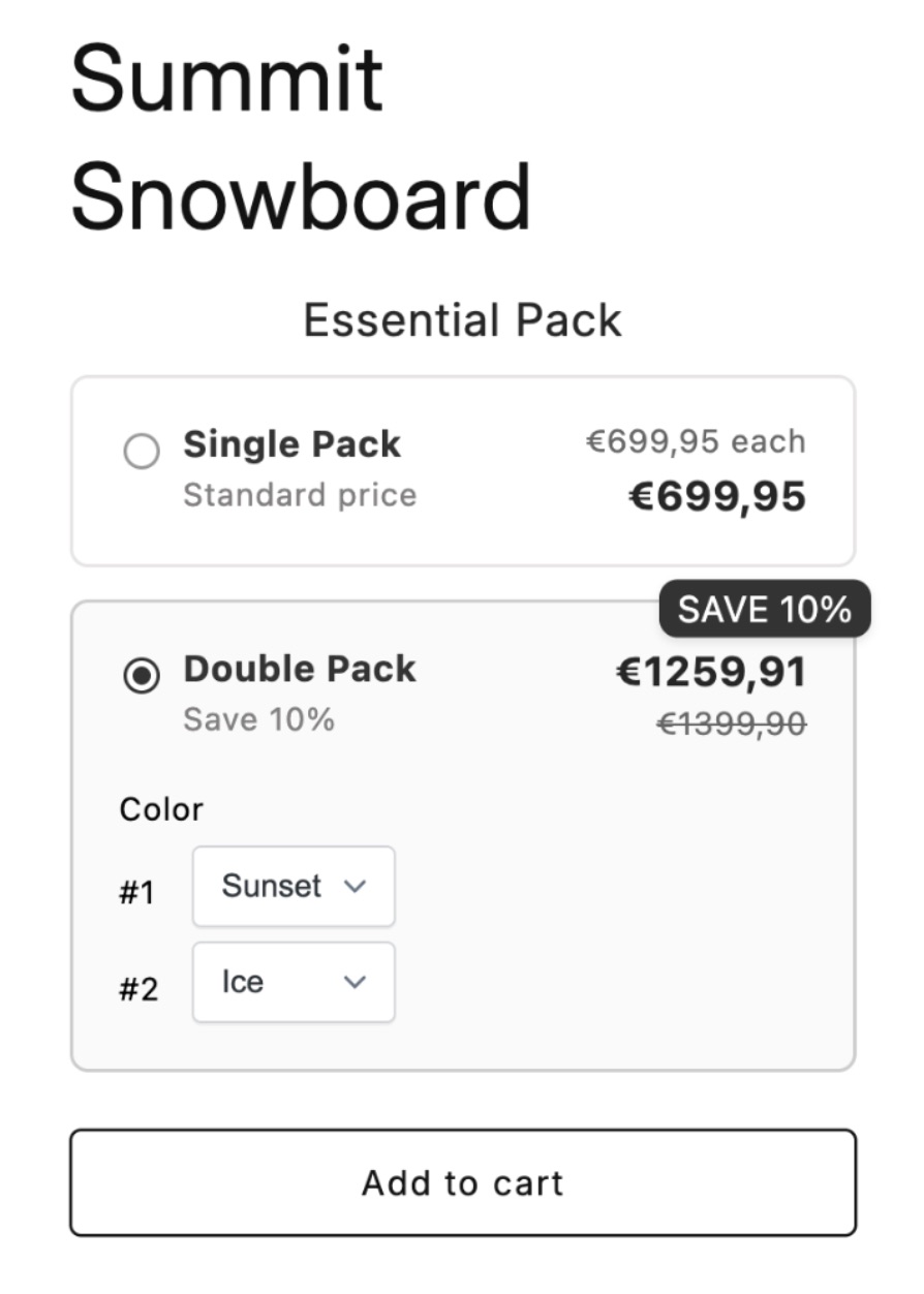 Uppa Bundles Volume Discount